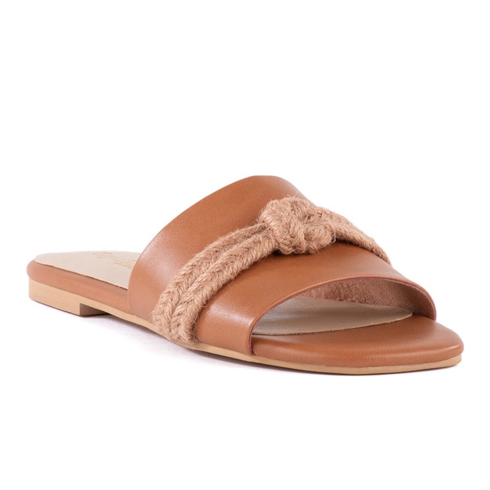 Seychelles Women's Tan Slide Sandals